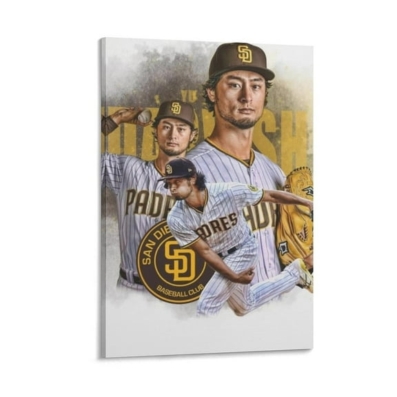 Yu Darvish Poster Artworks Canvas Poster Room Aesthetic Wall Art Prints Home Modern Decor Gifts 24x36inch(60x90cm)