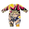 thumbnail image 1 of Yu-Gi-Oh Anime Baby Rompers One-Piece Long Sleeve Jumpsuit Bodysuits Newborn Infant Toddler Outfit Kid Clothes Sets, 1 of 8
