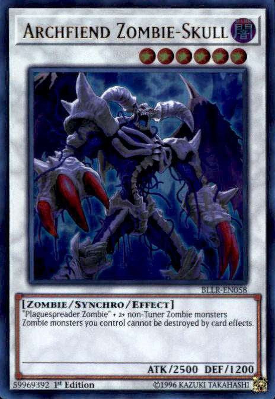 what font do yugioh cards use Yu-Gi-Oh! TCG Structure Deck Zombie Madness 1st Edition main image 0