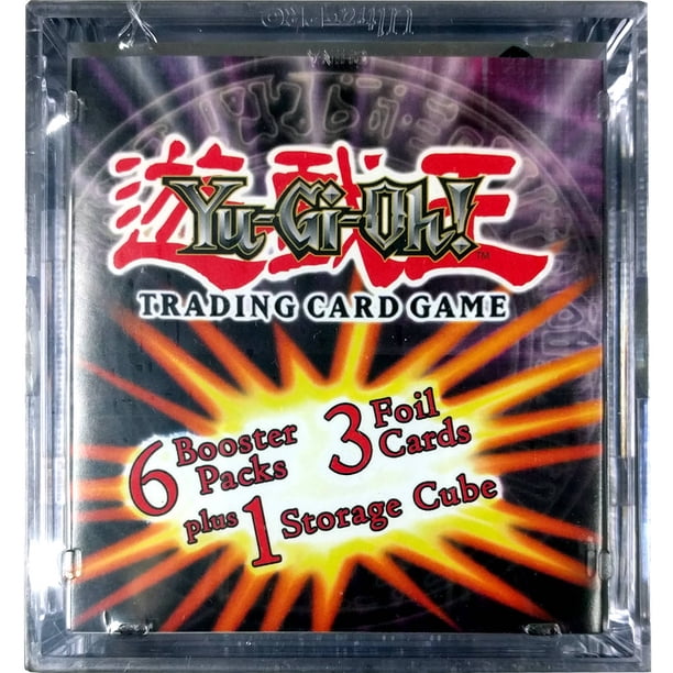 Yu-Gi-Oh! Assorted Mystery Cube with Free Storage Box| Random lot of 11 Booster Pack or 6 Pack with 3 Foil Cards - Factory Sealed Packs - Walmart Business Supplies Yu-Gi-Oh! Assorted Mystery Cube with Free Storage Box| Random lot of 11 Booster Pack or 6 Pack with 3 Foil Cards - Factory Sealed Packs - Walmart Business Supplies