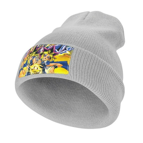 Yu-Gi-Oh Beanie Men Slouchy Knit Skull Cap Warm Stocking Hats Guys Women Winter Beanie Hat Cuffed Plain Hat