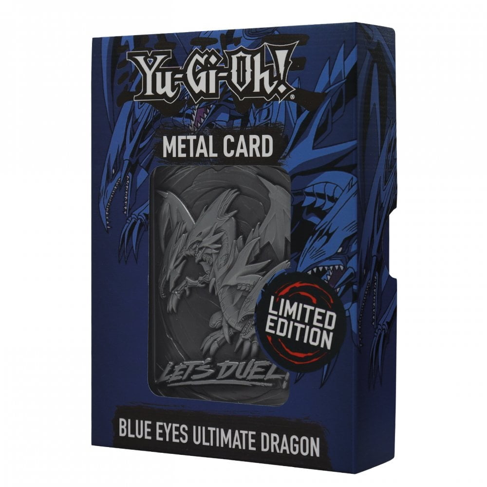 Yu-Gi-Oh! Blue Eyes Ultimate Dragon Limited Edition Metal Card - Walmart.com