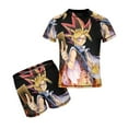 thumbnail image 1 of Yu-Gi-Oh Boys 2-Piece Swimsuit Set, Short Sleeve Rash Guard & Swim Trunks, 1 of 7