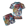 thumbnail image 1 of Yu-Gi-Oh Boys 2-Piece Swimsuit Set, Short Sleeve Rash Guard & Swim Trunks, 1 of 7