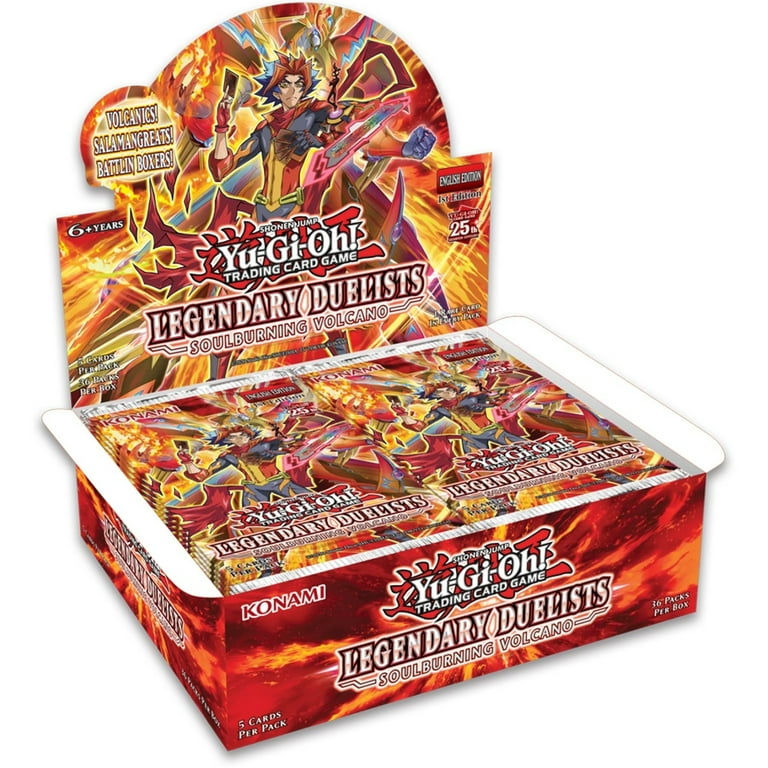 soul burning volcano booster box Konami Yu-Gi-Oh! Legendary Duelists Soulburning Volcano Booster Box,  Salamangreat, Volcanic, Battlinâ€™ Boxer Cards