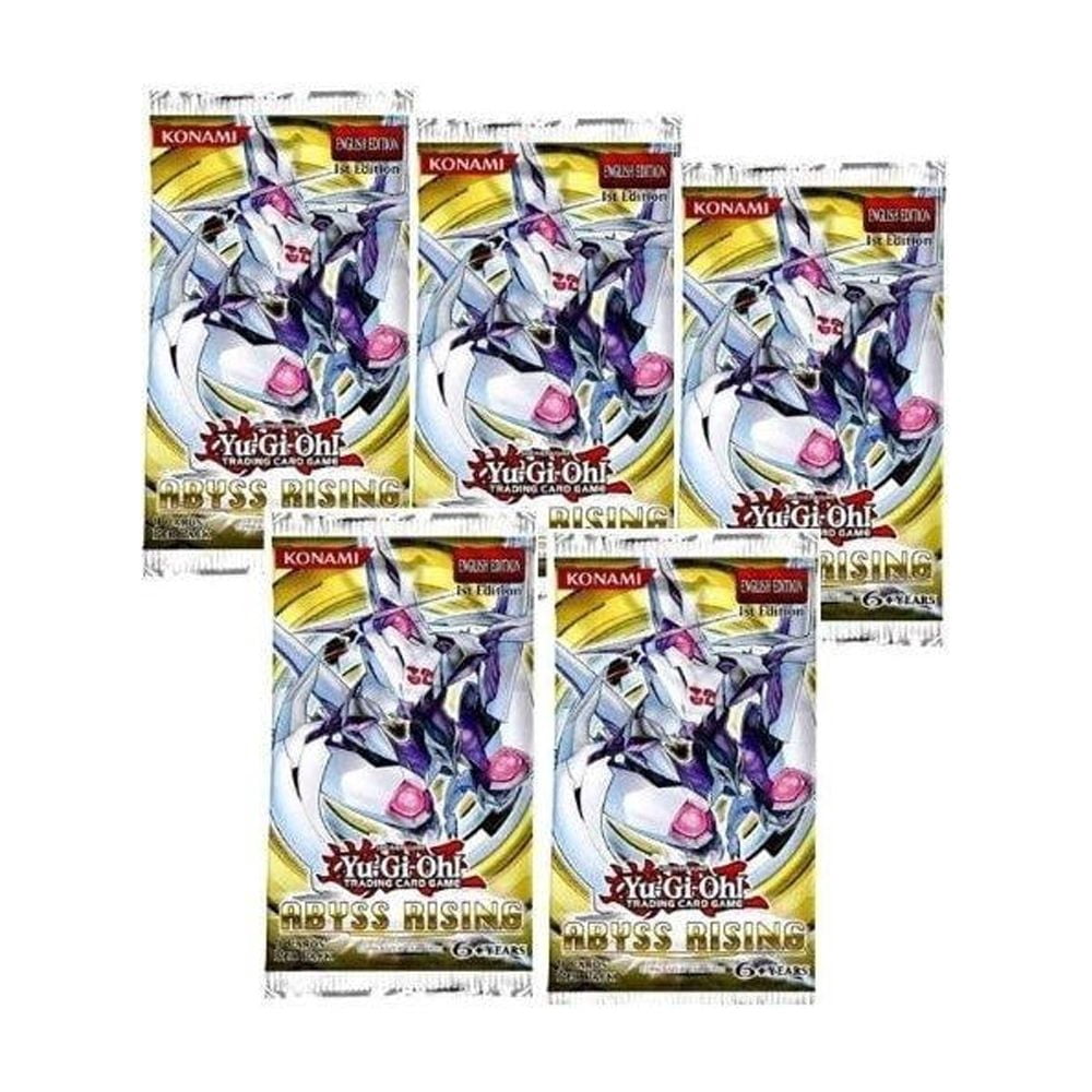 5 (Five) Pack Lot of Yu-Gi-Oh Cards Zexal - Abyss Rising Booster (YuGiOh! 5  Pack Lot) - Walmart.com