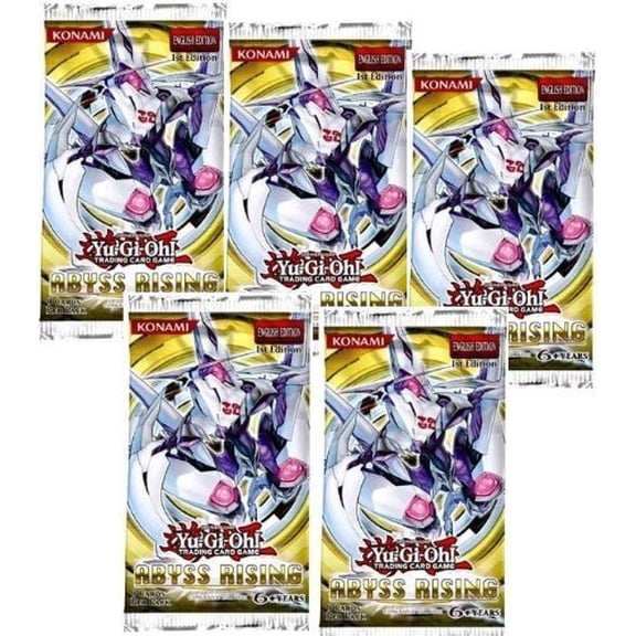 Yu-Gi-Oh Cards - Abyss Rising - Booster Packs (5 Pack Lot)