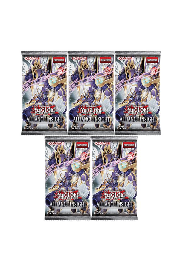 Yu-Gi-Oh Cards - Alliance Insight - BOOSTER PACKS [5 Pack Lot]