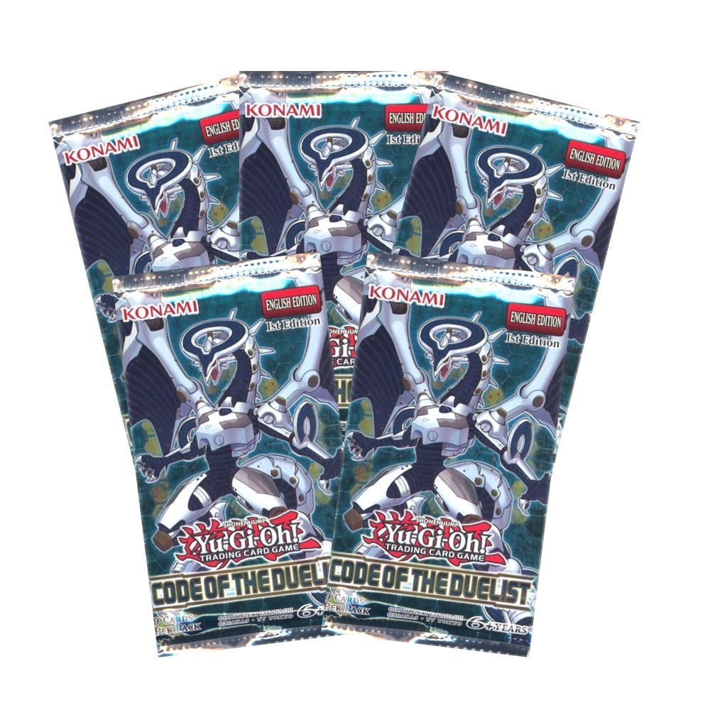 Yu-Gi-Oh Cards - Code of the Duelist - Booster Packs (5 Pack Lot) -  Walmart.com