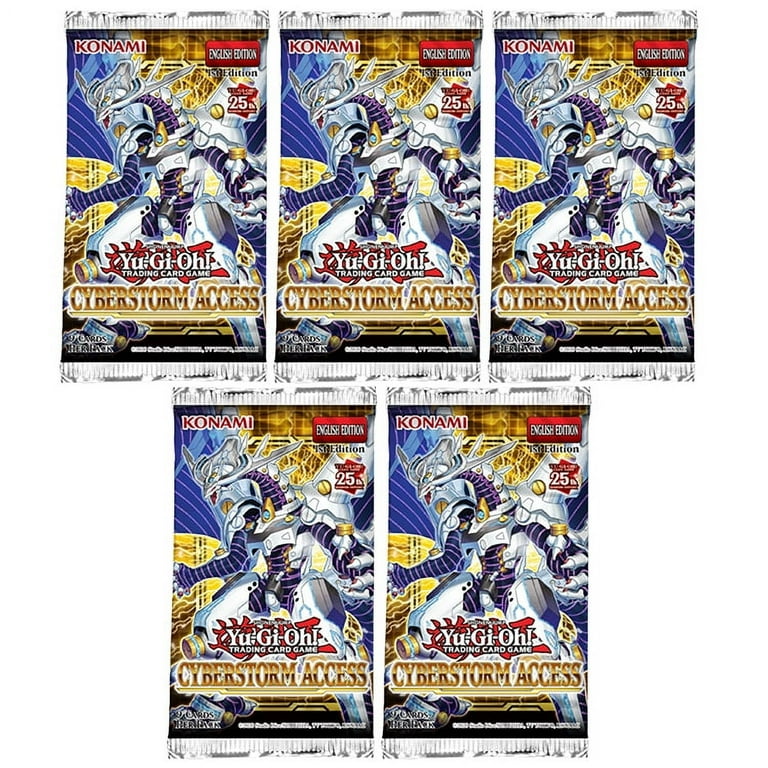 Yu-Gi-Oh Cards - Cyberstorm Access - Booster PACKS (5 Pack Lot) -  Walmart.com
