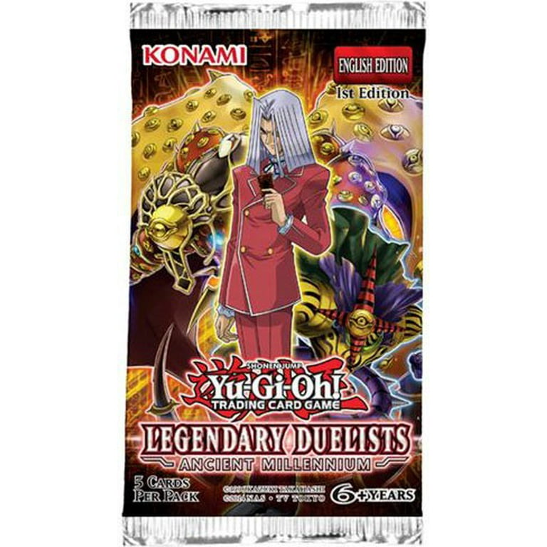 YuGiOh Legendary Duelist Ancient Millennium Booster Pack - Walmart.com