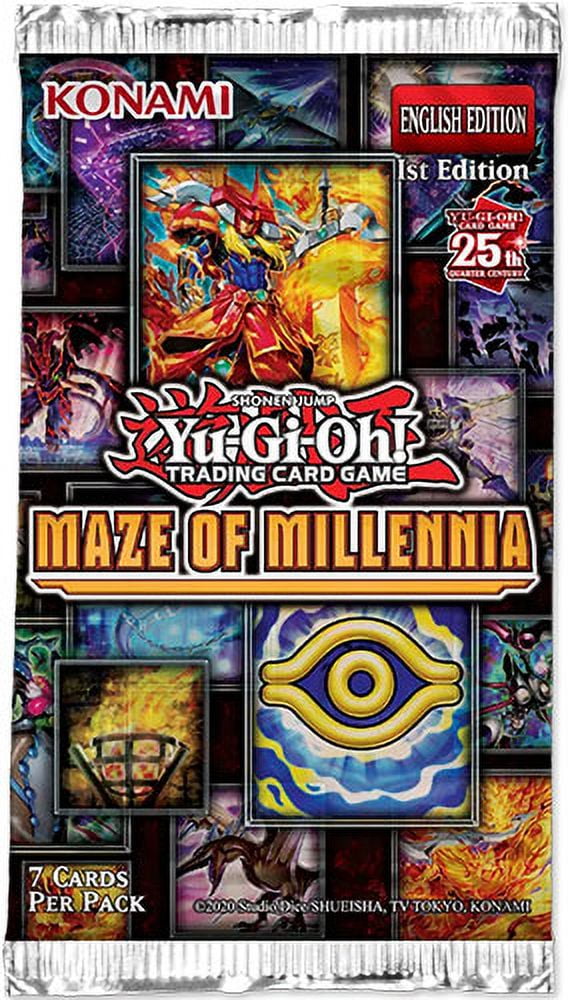 Yu-Gi-Oh Cards - Maze of Millennia - Booster PACK [7 Cards] - Walmart.com
