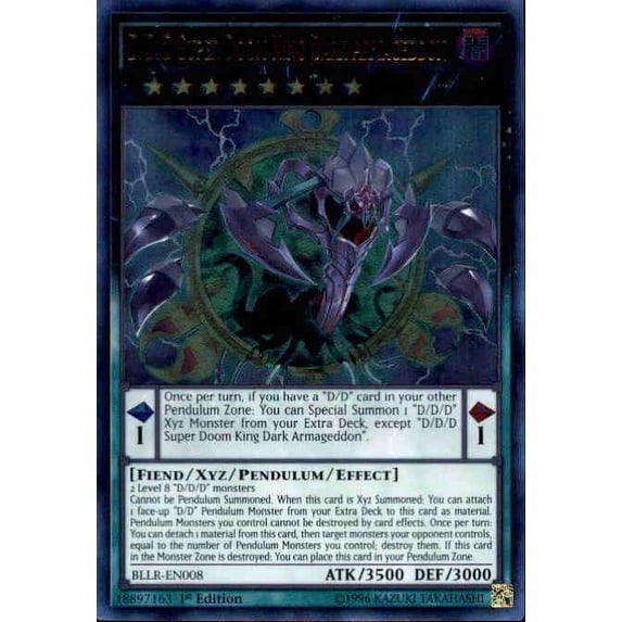 Yu-Gi-Oh D/D/D Super Doom King Dark Armageddon BLLR-EN008