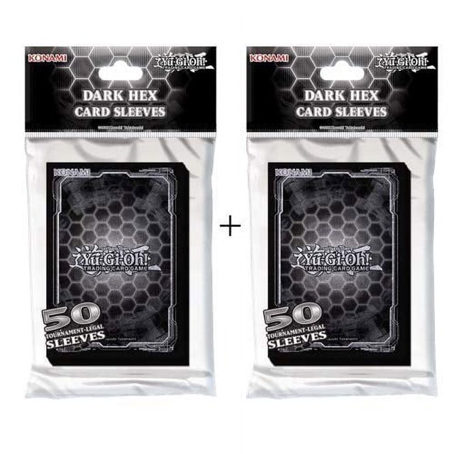 YuGiOh! Dark Hex Card Sleeve (2 Pack)