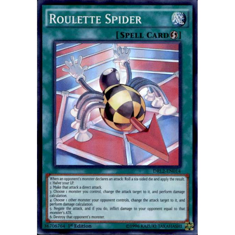 Yu-Gi-Oh Dragons of Legend 2 Single Card Super Rare Roulette Spider  DRL2-EN014