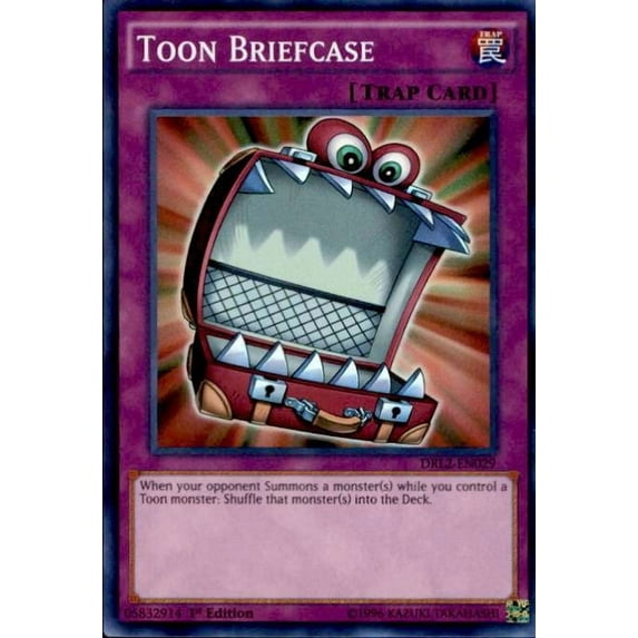 Yu-Gi-Oh Dragons of Legend 2 Single Card Super Rare Toon Briefcase DRL2-EN029
