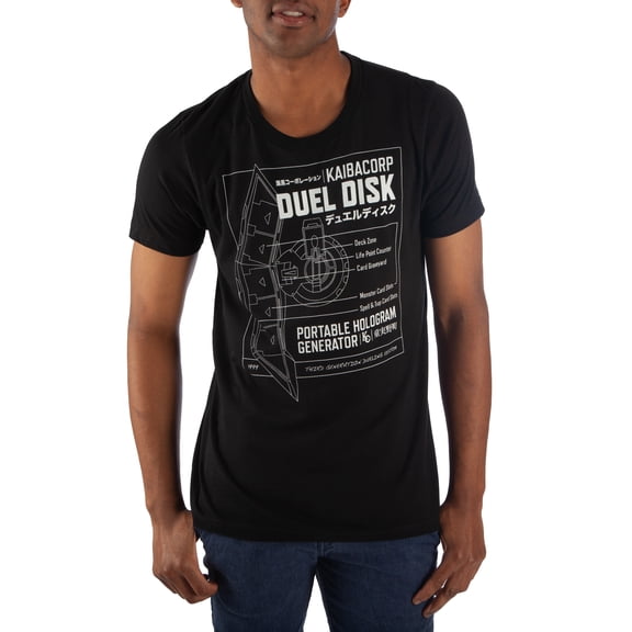 Yu-Gi-Oh Duel Disk Diagram Tee-M