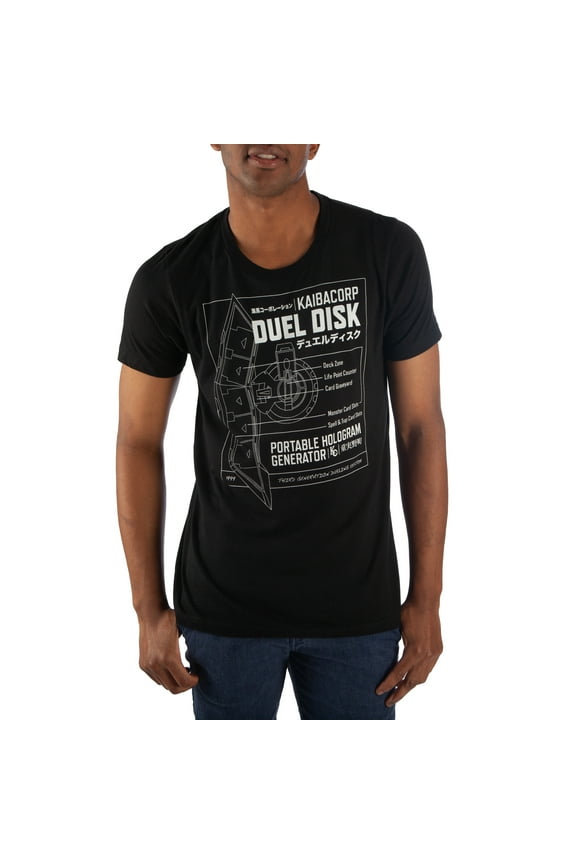 Yu-Gi-Oh Duel Disk Diagram Tee-XXL