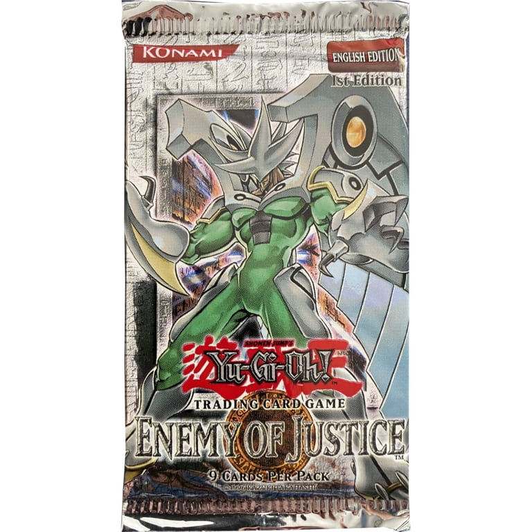 Yu-Gi-Oh Enemy of Justice Booster Pack - Walmart.com