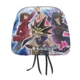 thumbnail image 1 of Yu-Gi-Oh Film Car Headrest Cover Decor Vehicles Seat Pillow Cover Protector Accessories Auto Front/Rear Seats Head Rest Cover Universal Fit Most Cars Sedan SUV Van, 1 of 7