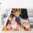 thumbnail image 1 of Yu-Gi-Oh Fleece Blanket Super Soft Cozy Warm Flannel Fleece Throw Blanket For Couch Bed Sofa Throw 80"X60", 1 of 7