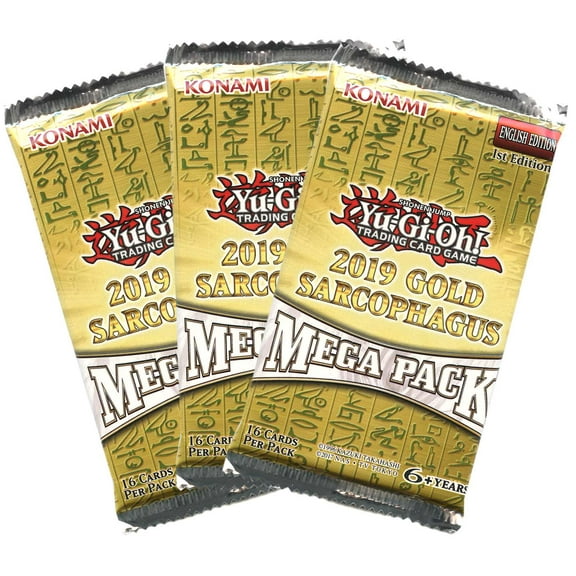 Yu-Gi-Oh Gold Sarcophagus Mega Pack (3 Packs)