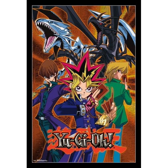 Yu-Gi-Oh - Group Laminated & Framed Poster Print (22 x 34)
