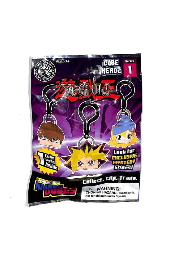 Yu-Gi-Oh Heads Backpack Clip-Ons 5 Blind Bags Series 1