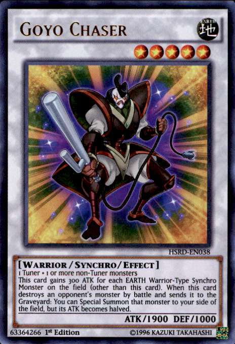 Yu-Gi-Oh High-Speed Riders Single Card Ultra Rare Goyo Chaser HSRD ...