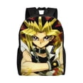 thumbnail image 1 of Yu-Gi-Oh! Laptop Backpack Lightweight Basic Unisex Daypack School Bag Student Bookbag Satchel Travel Bag Rucksack, 1 of 8