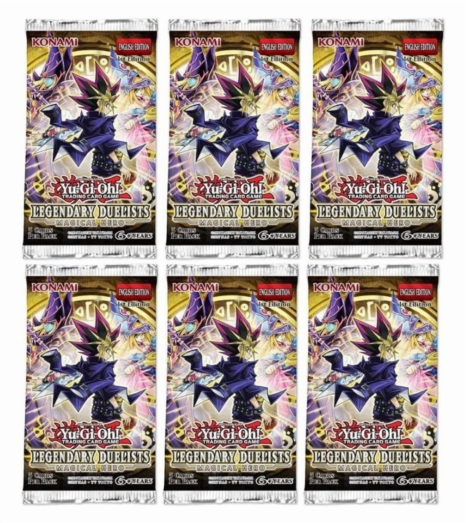 Yu-Gi-Oh! Legendary Duelist Magical Hero (1st Edition) Booster Pack Lot - 6 Packs