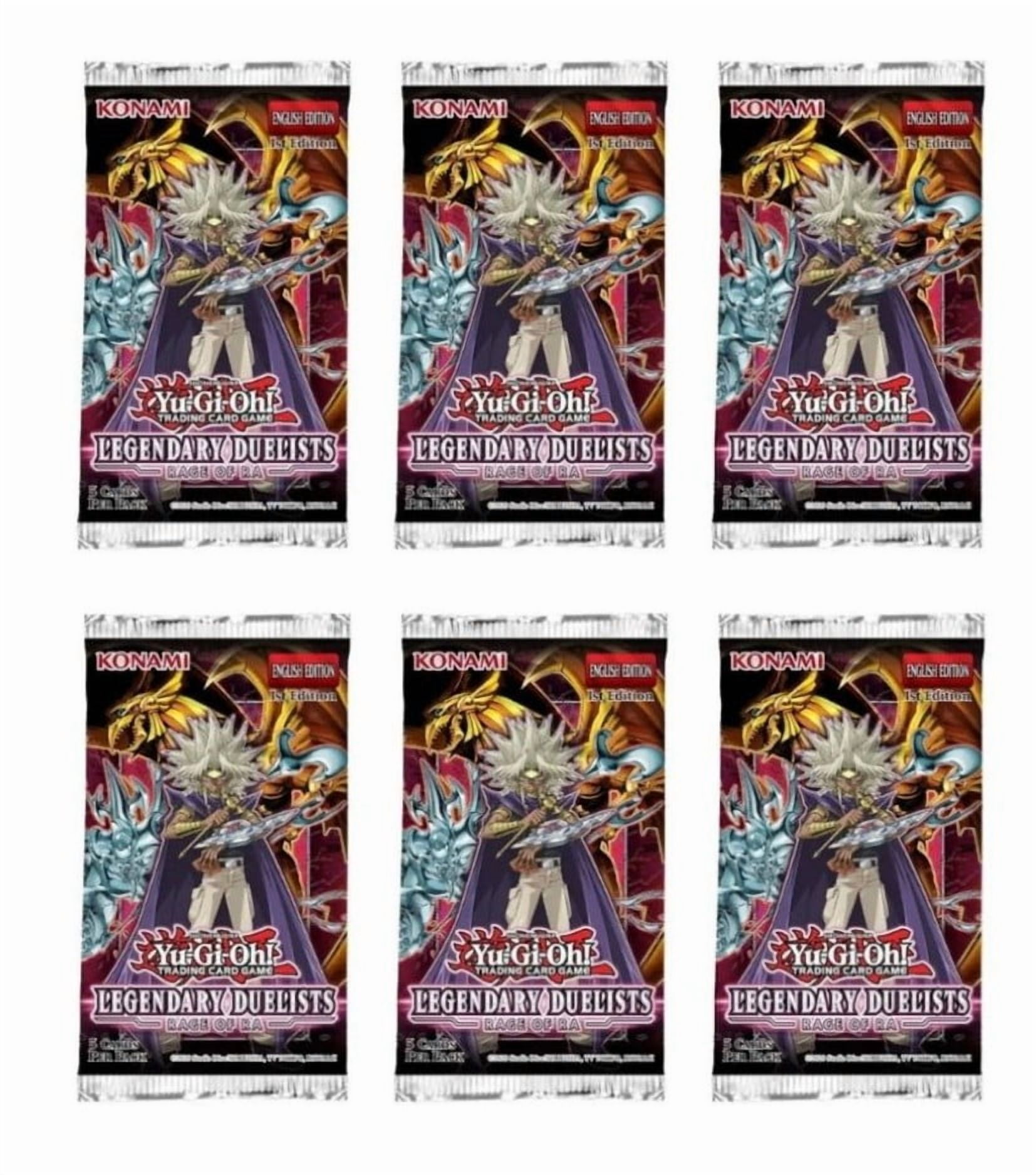 Yu-Gi-Oh! Legendary Duelist Rage of Ra (1st Edition) Booster Pack Lot - 6 Packs