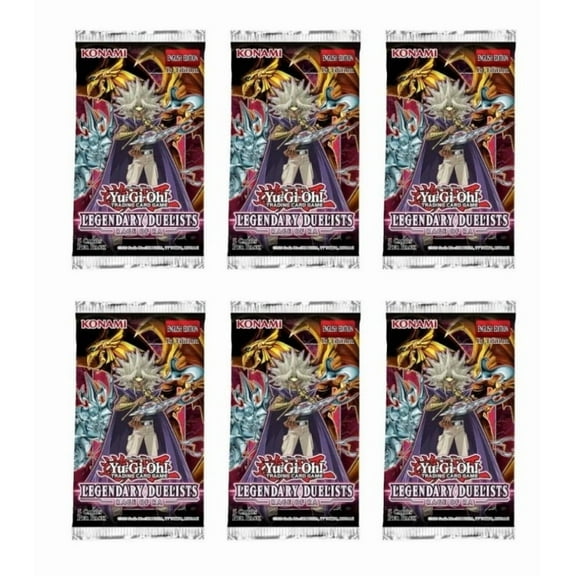 Yu-Gi-Oh! Legendary Duelist Rage of Ra (1st Edition) Booster Pack Lot - 6 Packs