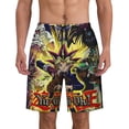 thumbnail image 1 of Yu-Gi-Oh Mens Swim Trunks Quick Dry Board Shorts with Mesh Lining Beach Shorts Swimwear Bathing Suits, 1 of 7