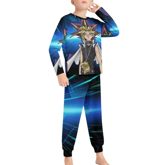 Yu-Gi-Oh Pajamas Set Soft Comfy PJs Sleepwear