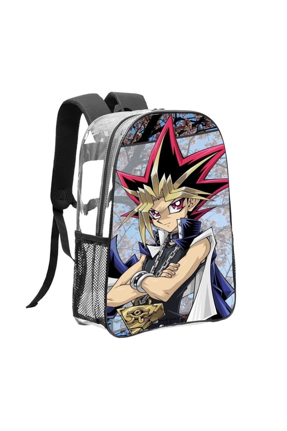 Yu Gi Oh! Pattern Transparent Backpack Lightweight And fashionable Showcasing Personality And Leading The Trend