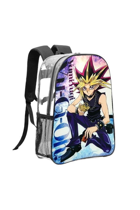 Yu Gi Oh! Pattern Transparent Backpack Lightweight And fashionable Showcasing Personality And Leading The Trend