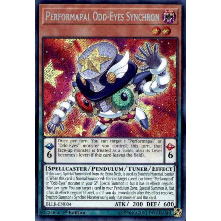 Yu-Gi-Oh Performapal Odd-Eyes Synchron BLLR-EN004 - Walmart.com