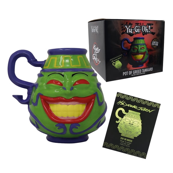 Yu-Gi-Oh! Pot of Greed Limited Edition Collectible Tankard