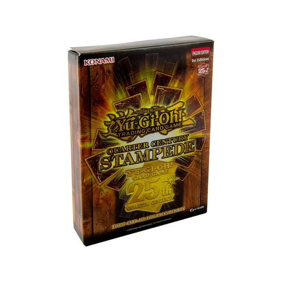 YUGIOH QUARTER CENTURY STAMPEDE RETAIL BOX