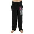 thumbnail image 1 of Yu-Gi-Oh! Quick Turn Logo Men's Black Graphic Sleep Pajama Pants - M, 1 of 3