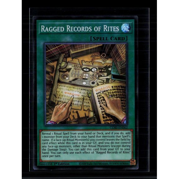 Yu-Gi-Oh! Ragged Records of Rites Cyberstorm Access 1st Edition Konami 2023 Lightly Played