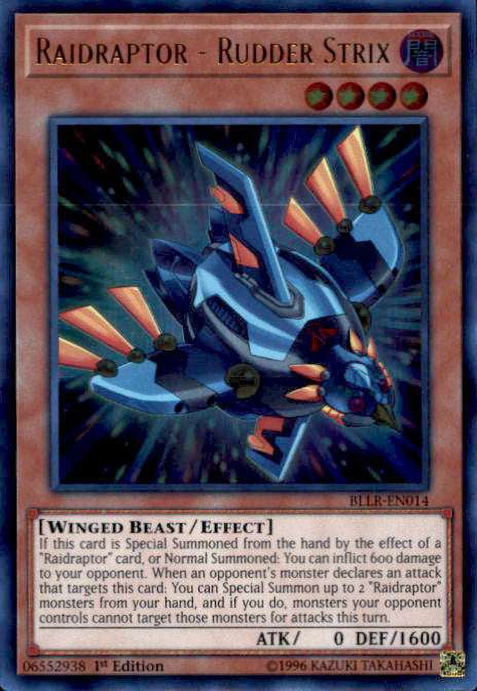 Yu-Gi-Oh Raidraptor - Rudder Strix BLLR-EN014