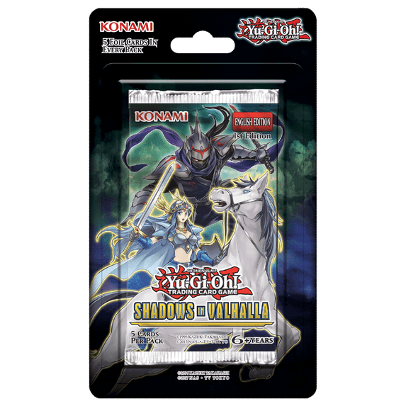 Yu-Gi-Oh Shadows in Valhalla Blister Pack (6 Blistered Booster Packs)