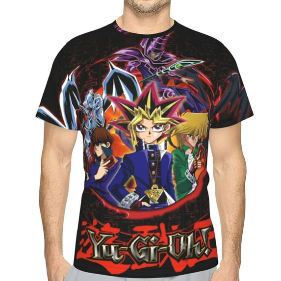 Yu-Gi-Oh Shirt 3d Printed T Shirt Crewneck Short Sleeve Top Tees For Mens