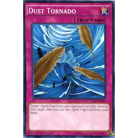 Yu-Gi-Oh Space-Time Showdown Single Card Common Dust Tornado YS14-EN034