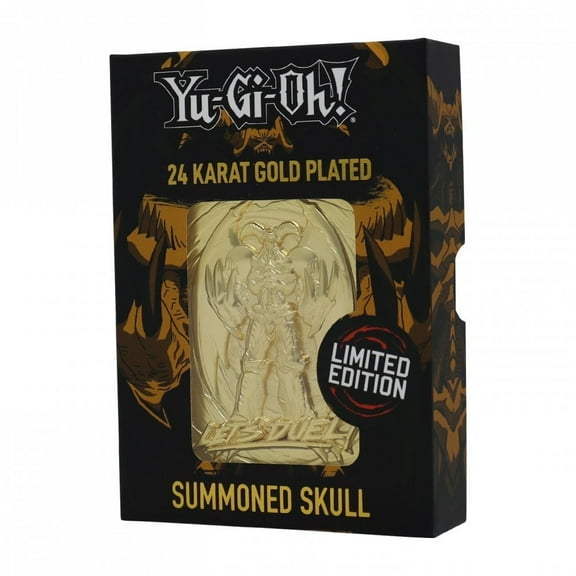 Yu-Gi-Oh! Summoned Skull Limited Edition 24K Gold Metal Card