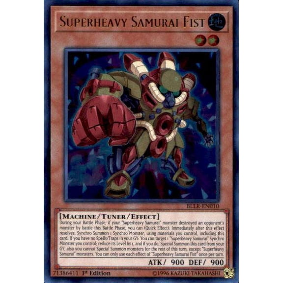 Yu-Gi-Oh Superheavy Samurai Fist BLLR-EN010