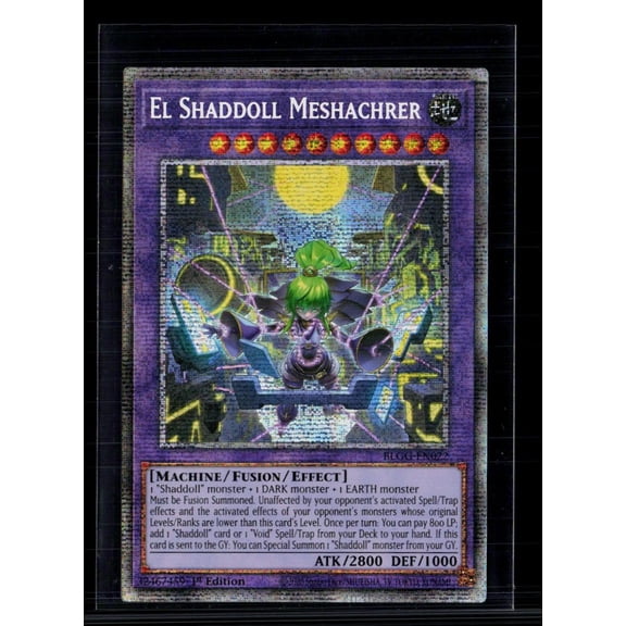Yu-Gi-Oh! TCG Battles of Legend Terminal Revenge El Shaddoll Meshachrer 1st Edition Quarter Century Secret Rare