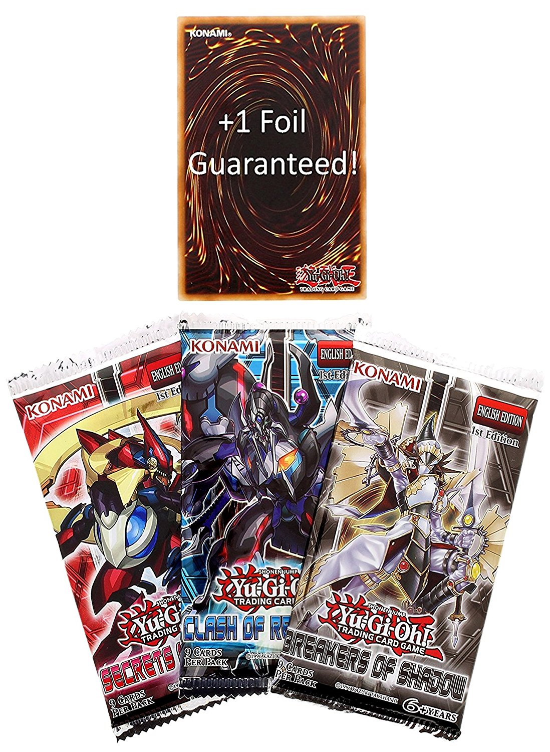 Yu-Gi-Oh TCG: Blister Pack Containing 3 Booster Packs And A Guaranteed Foil Card
